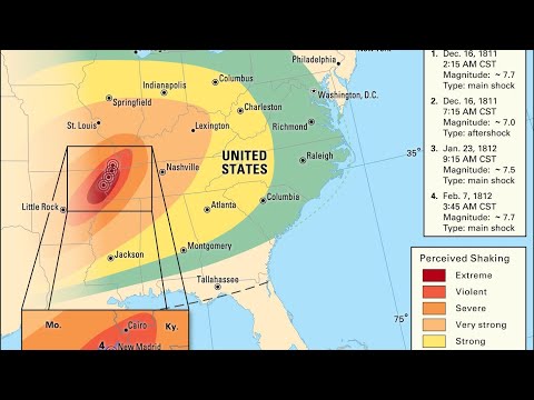 Earthquakes in divers places: Missouri due for Major earthquake