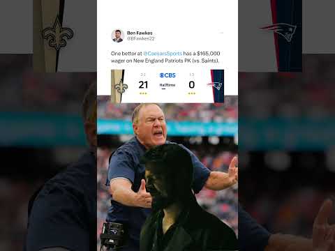 Thats a tough loss 😔 #nflweek5 #nflbetting #nflmemes #patriots #saints