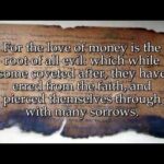 For the love of money is the root of all evil!!! (GMSDeclaringTheEnd)
