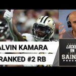 New Orleans Saints' Alvin Kamara Named Top-2 Running Back by ESPN