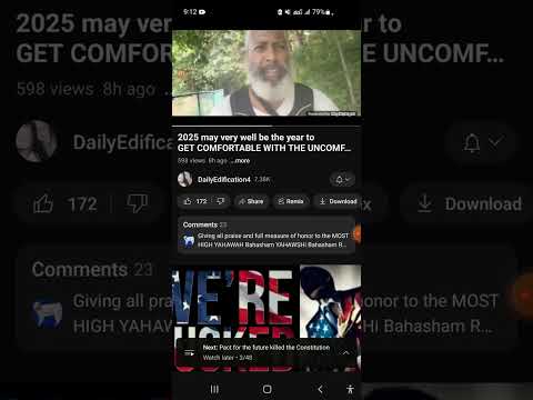 Get comfortable with the Uncomfortable   (DailyEdification4)