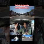 FAILED DURING THE EMERGENCY STOP #driving #test #fail #safety #blindspot #safety