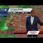 Pt.2 Live tornado 🌪️ warning in the Kansas City area