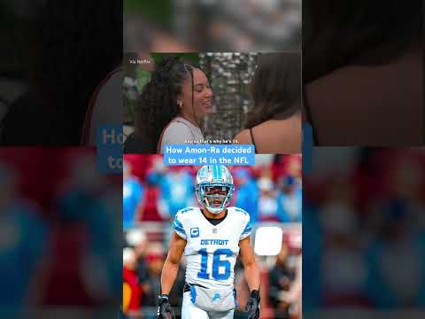 How Amon-Ra St. Brown decided he would wear No. 14 in the NFL 🏈