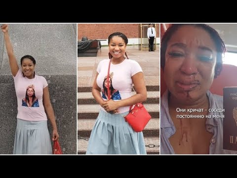 This is what happens when you go to Russia with that loud mouth black woman