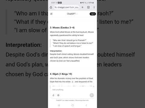 Even Great & Righteous Men Of The LORD Experienced Moments Of Doubt Or Uncertainty (Here's Examples)
