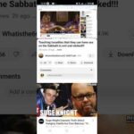 Teaching And Excusing Having Sex On The Sabbath Is Deliberately Wicked