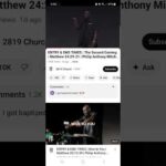 RE: The Second Coming | Matthew 24:29-31 (PAM Goes Off Again)