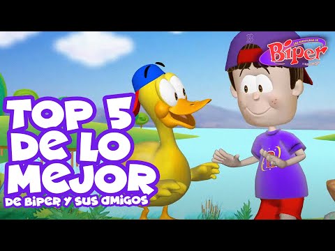 🔝TOP 5  DE LO MEJOR DE BIPER Y SUS AMIGOS – Canciones Infantiles 💟✨🎶