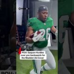 BTS of Saquon at the Madden 26 Cover 📸 #gaming #football l