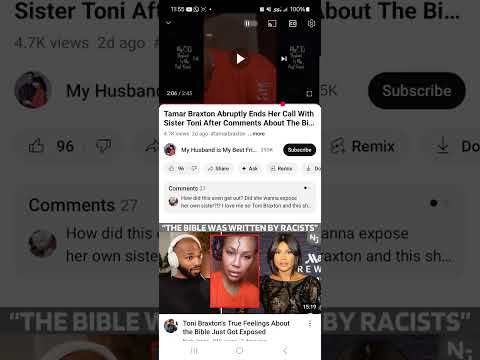 She That Is Ignorant Let Her Be Ignorant – Toni Braxton Says Racists White Men Wrote The Bible