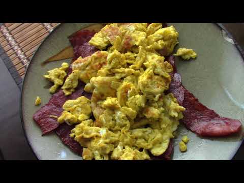 My keto break-fast after a 2 1/2 hour workout in a fasted state🍖🍗🥓🥚🥚