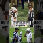 Ref was there for Shedeur's preseason & college debut 🤯