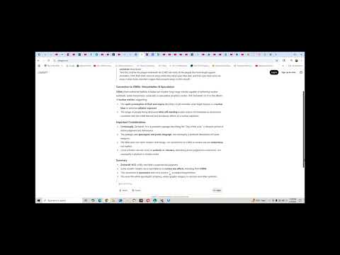 REUPLOAD: Zechariah 14:12 and the ICBMs Connection ChatGPT (Whatisthe666mark2 GMSTruth)