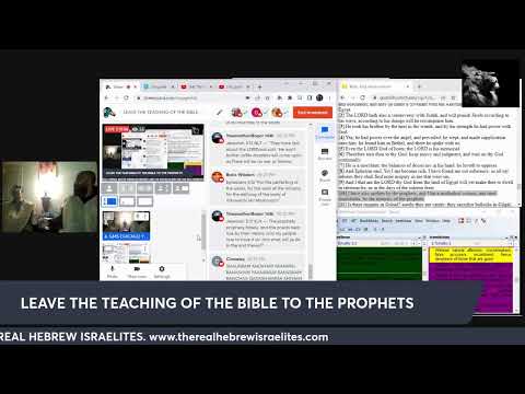 LEAVE THE TEACHING OF THE BIBLE TO THE PROPHETS