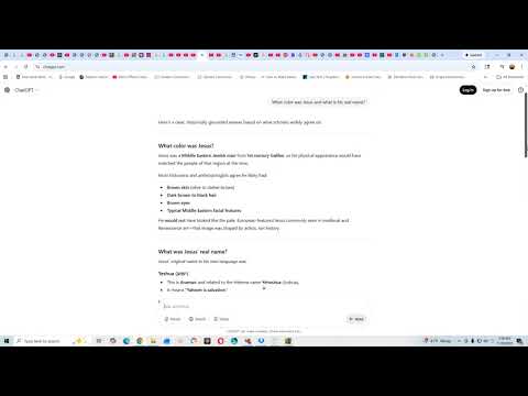 What color was Jesus and what is his real name? What's GMS's take on this subject?