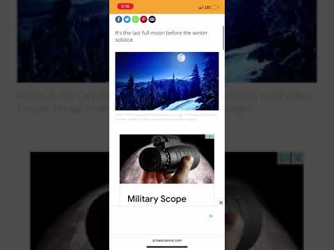 Pt. 1 More signs: Cold moon 🌝 over the weekend