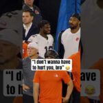 Myles Garrett kept it real with Shedeur 😅