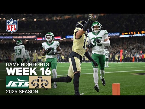 New York Jets vs. New Orleans Saints Game Highlights | NFL 2025 Season Week 16