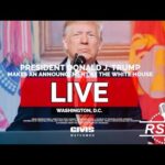 The brother saw Trump make that announcement in a vision… I suggest you watch and pray