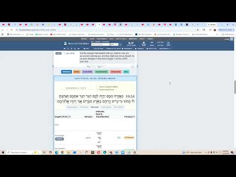 The stranger in Lev 19:34 is an Israelite!!!