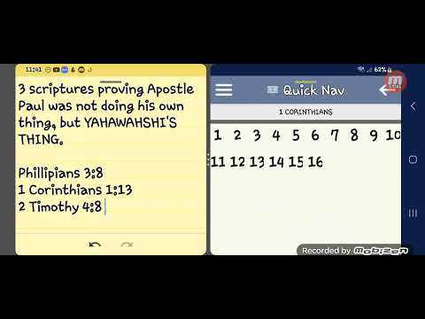 3 scriptures proving Apostle Paul was not doing his own thing, but YAHAWAHSHI'S THING.