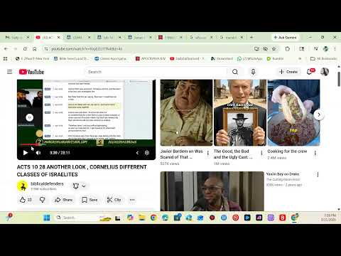 Daily Live Stream 3-11-2026 phylē : foo-lay' Another TRIBE or Nation ? (Acts 10:28)