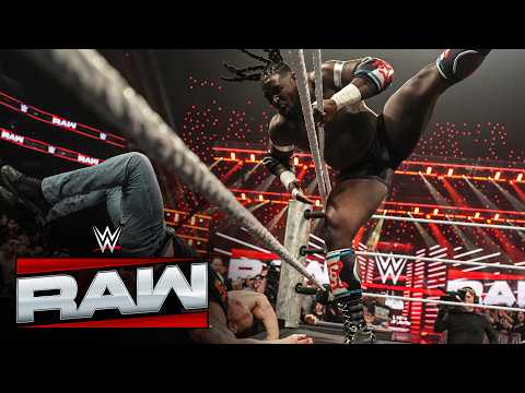 Oba Femi again LEVELS Brock Lesnar: Raw highlights, March 23, 2026