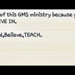 YOU will fall out of this GMS ministry because YOU TEACH WHAT YOU DON'T BELIEVE IN.