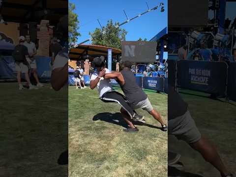 Never try tackling an NFL Running back cause this will happen .. 😨