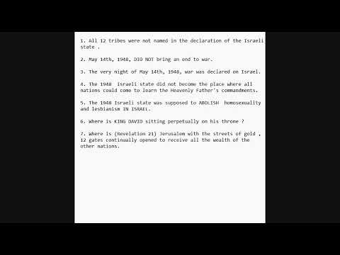 Daily Live Stream 04-06-2026 7 reasons why May 14th 1948 IS A JOKE !!! 😆 🤣 😂