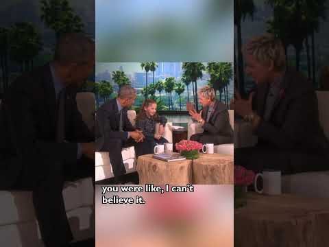 6-year-old presidential expert Macey meets President Obama