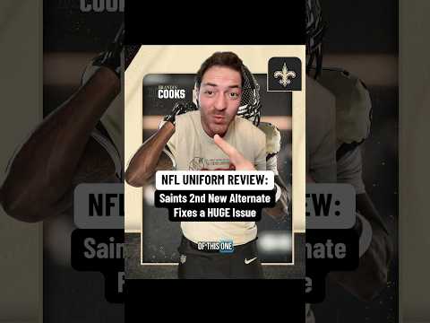 NFL UNIFORM REVIEW: The Saints unveiled a SECOND new alternate!